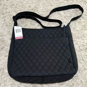 Vera Bradley- Essential XL Crossbody- color black (moonless night)